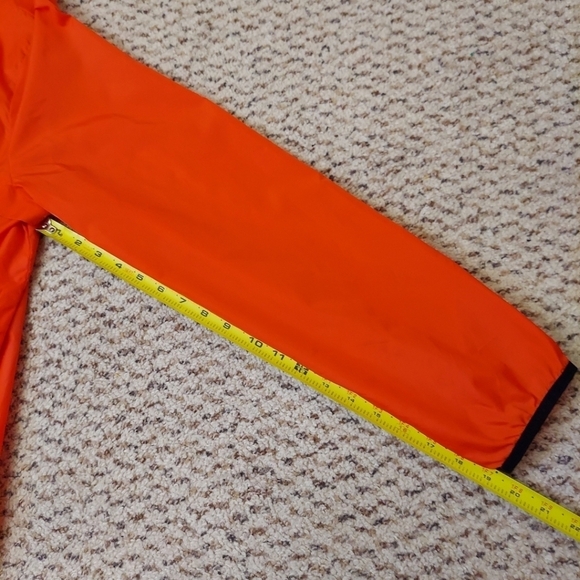 City Streets Windbreaker Orange Outdoors Hunting Sports Athletic Sz XL 1/4 Zip - Picture 8 of 10